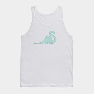 Pixel Art Diplodocus Tank Top